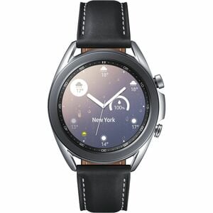 Samsung Galaxy Watch3 (41MM), Mystic Silver (Bluetooth) - Round - 1.82" (46.20 mm) - 0.44" (11.10 mm) - 1.61" (41 mm) - EC