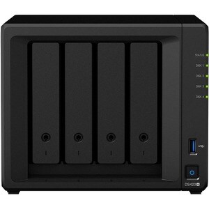 Synology DiskStation DS420+ 4 x Total de compartimentos Sistema de armazenamento SAN/NAS - Intel Celeron J4025 Dual-core (