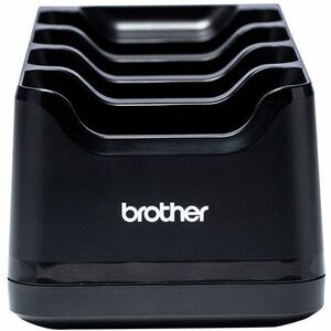 Brother PA-4CR-002 Docking Cradle for Mobile Printer - 4 Slot - Charging Capability - Black
