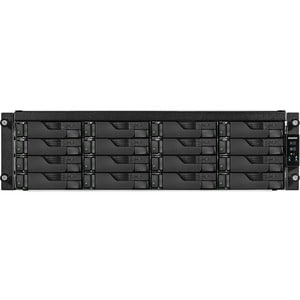 ASUSTOR Lockerstor 16R Pro AS7116RDX SAN/NAS Storage System - Intel Xeon E-2224 Quad-core (4 Core) 3.40 GHz - 16 x HDD Sup