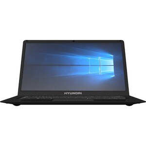Hyundai Thinnote-A, 14.1" Celeron Laptop, 4GB RAM, 64GB Storage, Expandable 2.5" SATA HDD Slot, Windows 10 Home S Mode, Bl