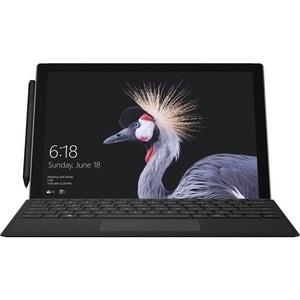Microsoft Type Cover Keyboard/Cover Case Microsoft Surface Go, Surface Go 2 Tablet - Black - Stain Resistant - MicroFiber 