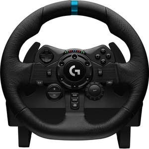 Logitech G G923 Gaming Steering Wheel - Cable - USB - PC, Xbox Series S, Xbox Series X - Black