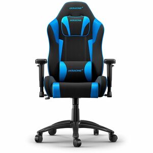 AKRACING Core Series EX SE Gaming Chair - For Gaming - Metal, Polyester, Fabric, Steel, Aluminum - Blue