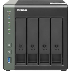 QNAP TS-431X3-4G 4 x Total Bays SAN/NAS Storage System - 512 MB Flash Memory Capacity - Annapurna Labs Alpine AL-314 Quad-