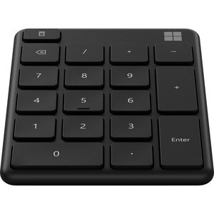 Microsoft Keypad - Wireless Connectivity - Bluetooth - 32.81 ft - 2.40 GHz Calculator Hot Key(s) - PC - CR2032 Battery Siz