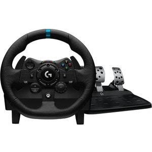 Logitech G TRUEFORCE G923 Gaming Steering Wheel/Pedal - USB - Xbox Series S, Xbox Series X, Xbox One, PC, PlayStation 4, P