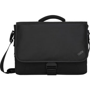 Lenovo Carrying Case (Messenger) for 39.6 cm (15.6") Notebook - Black - Water Resistant - Nylon Body - Polyester Exterior 