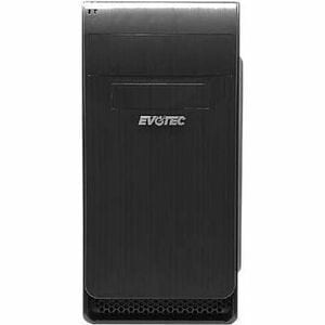EVOTEC Gabinete para computadora gamer - Mini ATX, Micro ATX Placa base admitida - Minitorre - Metálico - Negro - 600W - F