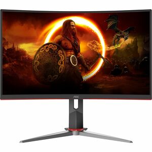 AOC CQ32G2S 32" (812.80 mm) Class QHD Curved Screen Gaming LED Monitor - 16:9 - 31.5" (800.10 mm) Viewable - Vertical Alig