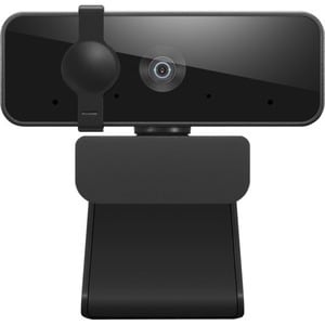 Webcam Lenovo Essential - 2 Mégapixels - Noir - USB 2.0 - 1 - Vidéo 1920 x 1080 - CMOS - Focus Manuel - Microphone - Porta