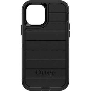 OtterBox Defender Series Pro Rugged Carrying Case (Holster) Apple iPhone 12 Pro, iPhone 12 Smartphone - Black - Bacterial 