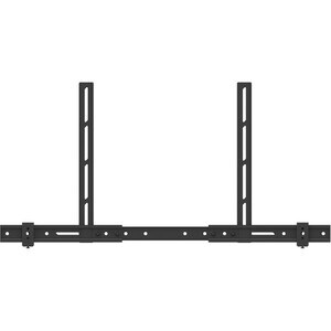 Staffa montaggio ITB per Sound Bar Speaker - Nero - Regolabile in altezza - 10 kg Capacità di carico - 800 x 400 - Acciaio