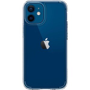 Spigen Ultra Hybrid Case for Apple iPhone 12 mini Smartphone - Crystal Clear - Thermoplastic Polyurethane (TPU), Polycarbo