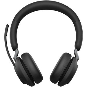 Jabra Evolve2 65 无线 头戴式 立体声 耳机 - 黑 - 双声道 - 上耳式 - 蓝牙 - A 型 USB