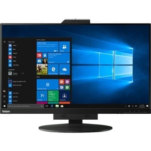 Lenovo ThinkCentre TIO27 27" Class Webcam WQHD LCD Monitor - 16:9 - Black - 27" Viewable - In-plane Switching (IPS) Techno