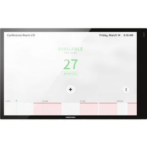 Crestron 10.1 in. Room Scheduling Touch Screen, Black Smooth - Black Smooth