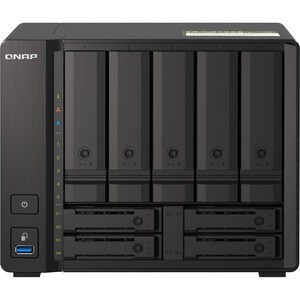 QNAP TS-H973AX-32G 9 x Gesamtzahl Einschübe SAN/NAS-Speichersystem - 5 GB Größe Flash-Speicher Ryzen V1500B Quad-Core 2,20