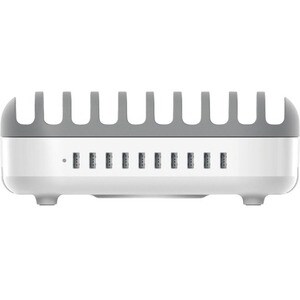 Compulocks Com fios Berço para Celular, PC Tablet, Dispositivo USB - Capacidade de carregamento10 x USB - Branco