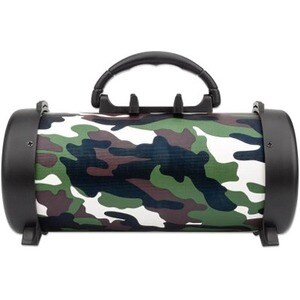 Camouflage Bluetooth Speaker (Clearance Pricing), Decent Sound Output (3W), 3 hour Playback time, FM Radio, Range 10m, mic