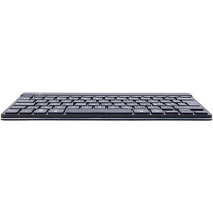 R-Go Compact Break Keyboard - Cable Connectivity - USB Type C Interface - English (UK) - QWERTY Layout - Black - Windows, 