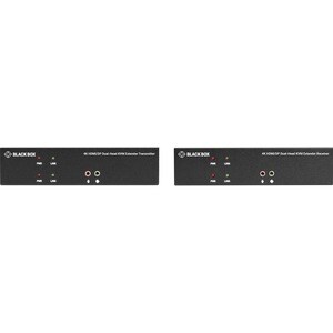 Black Box KVXLCHDP-200 KVM Extender - 2 Computer(s) - 1 Local User(s) - 328.08 ft Range - 4K - 3840 x 2160 Maximum Video R