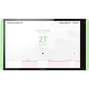 Crestron 10.1 in. Room Scheduling Touch Screen, Black Smooth, with Light Bar - Black Smooth