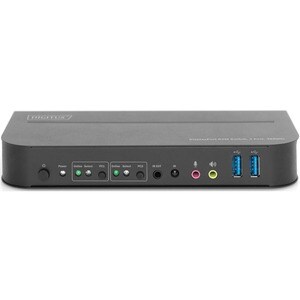 Digitus DS-12850 KVM-Switchbox - 2 Computer - 1 Lokaler Benutzer(n) - 4096 x 2160 - 6 x USB - 1 x HDMI - 3 x DisplayPort -