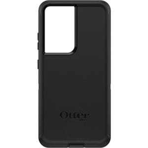 OtterBox Defender Rugged Carrying Case (Holster) Samsung Galaxy S21 Ultra 5G Smartphone - Black - Dirt Resistant, Bump Res