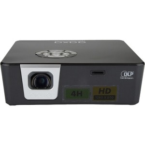 AAXA Technologies HP-P6X-01 DLP Projector - 16:9 - Black, Gray - 1280 x 800 - Front - 30000 Hour Normal ModeWXGA - 2,000:1