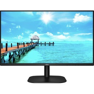 AOC 24B2XH/EU 24" Class Full HD Monitor LCD - 16:9 - Preto - 60.5 cm (23.8") Viewable - Tecnologia IPS (In-plane switching