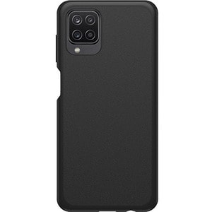 OtterBox React Case for Samsung Galaxy A12 Smartphone - Black - Soft-touch - Drop Resistant