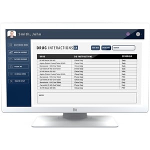ELO 2703LM 27IN LCD MGT MNTR FHD PCAP 10-TOUCH DICOM WHITE