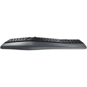 CHERRY ERGO KC 4500 Robust Tastatur - Kabel Konnektivität - USB Schnittstelle - Französisch - AZERTY Layout - Schwarz - 10