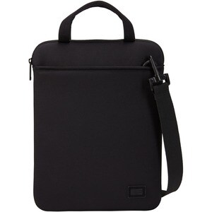 Case Logic Quantic LNEO-212 Carrying Case (Sleeve) for 12" Chromebook - Black - Polyester Body - Shoulder Strap, Handle - 