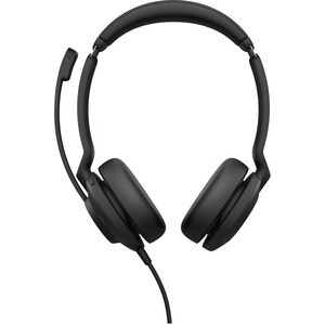 Jabra Evolve2 30 Wired On-ear Stereo Headset - Black - Binaural - Ear-cup - 20 Hz to 20 kHz - 150 cm Cable - MEMS Technolo
