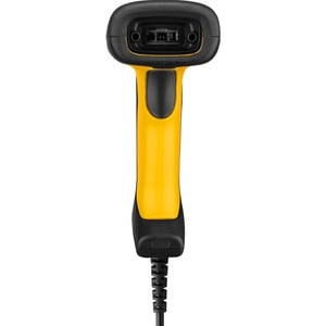 Adesso NuScan 2400U Industrial, Warehouse, Hospitality Handheld Barcode Scanner - Cable Connectivity - Yellow - 200 scan/s