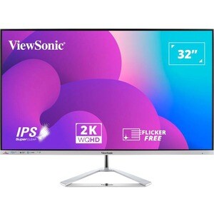 ViewSonic VX3276-2K-MHD-2 32 Zoll Class WQHD LCD-Monitor - 16:9 Format - Weiß - 80 cm (31,5 Zoll) Viewable - IPS-Technolog