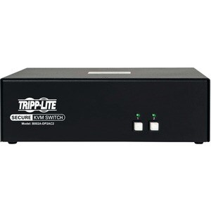 Tripp Lite by Eaton Secure KVM Switch, 2-Port, Dual-Monitor, DisplayPort, 4K, NIAP PP3.0, Audio, CAC, TAA - 2 Computer(s) 