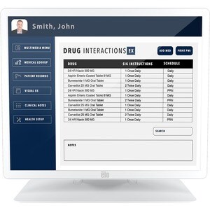 Elo 1903LM 19 Zoll Class LCD-Touchscreen-Monitor - 5:4 Format - 14 ms Reaktionszeit - 48,3 cm (19 Zoll) Viewable - Projizi