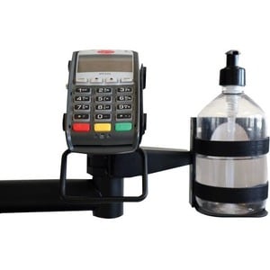 SpacePole Wall Mount for Sanitizing Dispenser - Black