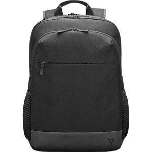 V7 Eco-Friendly CBP17-ECO-BLK Carrying Case (Backpack) for 43.2 cm (17") to 43.9 cm (17.3") Notebook - Black - Water Resis