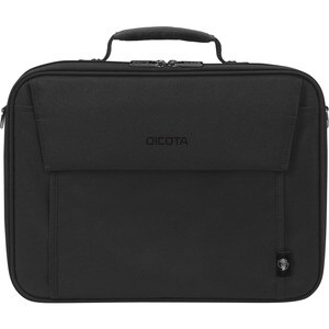 Dicota Eco Tasche für 35,6 cm (14 Zoll) bis 39,6 cm (15,6 Zoll) Notebook - Schwarz - 300D Polyethylene Terephthalate (PET)