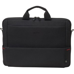 Dicota Eco Slim Case Plus BASE Tasche für 33 cm (13 Zoll) bis 39,6 cm (15,6 Zoll) Notebook - Schwarz - 300D Polyester, HDF