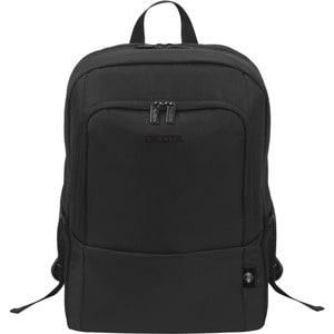 Dicota Eco Carrying Case (Backpack) for 38.1 cm (15") to 43.9 cm (17.3") Notebook - Black - 300D Polyethylene Terephthalat