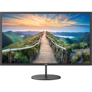 AOC Q32V4 32" Class WQHD Monitor LCD - 16:9 - preto texturizado - 80 cm (31.5") Viewable - Tecnologia IPS (In-plane switch