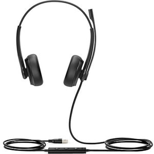 Yealink USB Wired Headset - Stereo - USB - Wired - 32 Ohm - 20 Hz - 20 kHz - Over-the-head - Binaural - Uni-directional, E