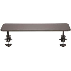 StarTech.com Monitor Riser Stand - Clamp-on Monitor Shelf for Desk - Extra Wide 25.6"/65 cm - For up to 34" Monitors - Bla