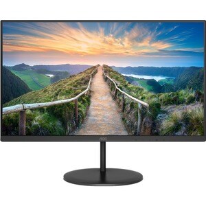 AOC Q27V4EA 27" Class WQHD Monitor LCD - 16:9 - preto texturizado - 68.6 cm (27") Viewable - Tecnologia IPS (In-plane swit