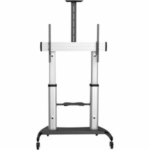 StarTech.com Mobile TV Stand, Heavy Duty Universal TV Cart for 60-100 inch Display (100kg/220lb), Height Adjustable Rollin